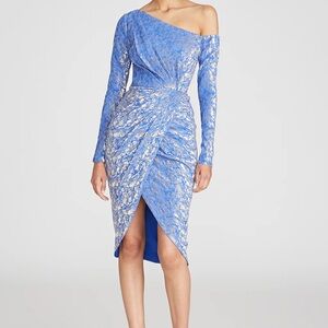 Theia Alina One Shoulder Dress Size 16 New W/ Defects